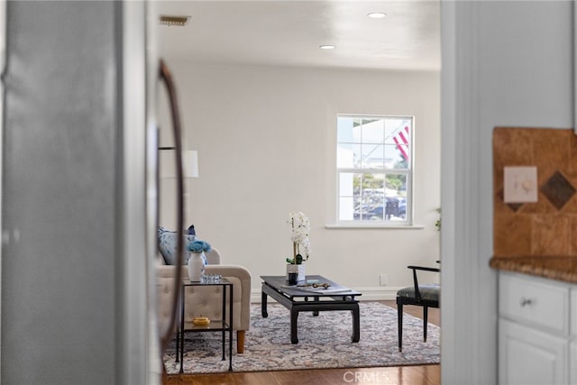 4033 N N Lang Ave, Covina, CA 91722 - living area with wood finished floors, recessed lighting, and baseboards