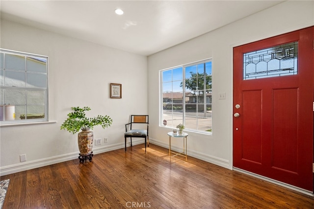 4033 N N Lang Ave, Covina, CA 91722 - foyer entrance featuring wood finished floors and baseboards