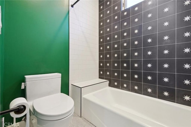 4322 Alcove Ave, Studio City, CA 91604 - bathroom featuring toilet and tile patterned flooring