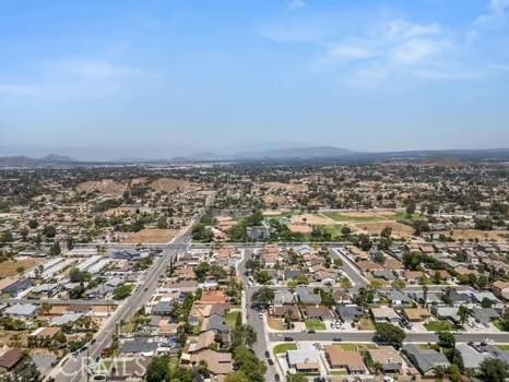 11191 Baker Ln, Riverside, CA 92505 - aerial perspective of suburban area featuring mountains
