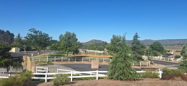 1362 Buckwheat Trl, Campo, CA 91906 - view of property's community with a mountain view, a view of countryside, and an enclosed horse arena