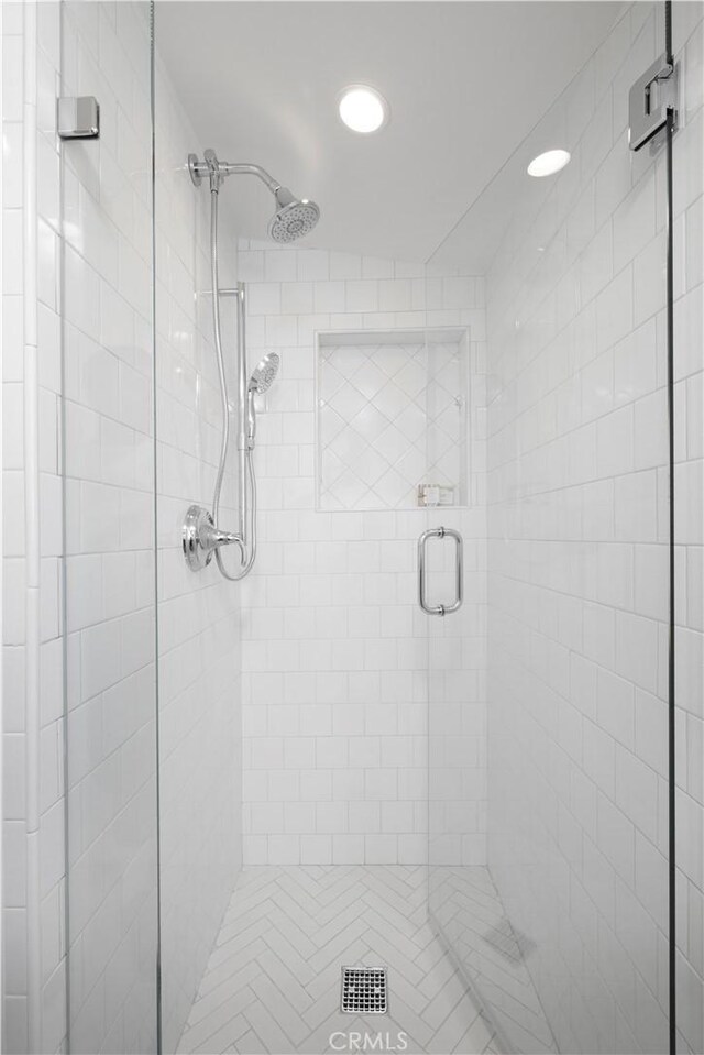 556 Through St, Laguna Beach, CA 92651 - full bath with a stall shower and recessed lighting