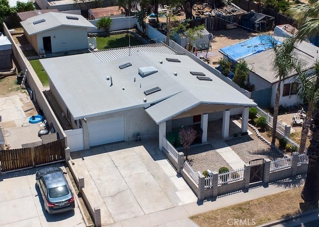 161 N Cota St, Corona, CA 92882 - drone / aerial view
