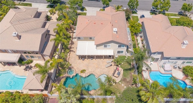 4127 Forest Highlands Cir, Corona, CA 92883 - bird's eye view of a pool area