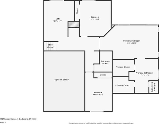 4127 Forest Highlands Cir, Corona, CA 92883 - floor plan / room layout