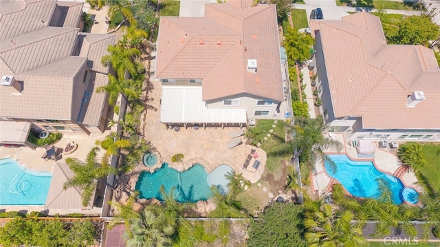 4127 Forest Highlands Cir, Corona, CA 92883 - drone / aerial view of a pool