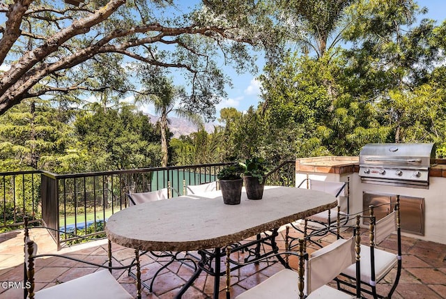 4144 Chevy Chase Dr, La Canada Flintridge, CA 91011 - view of patio featuring outdoor dining space