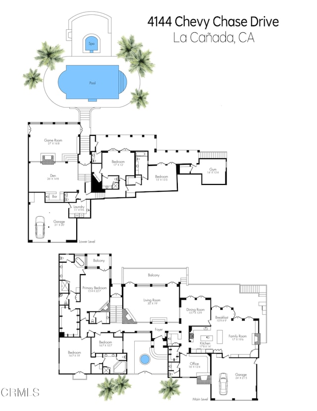 4144 Chevy Chase Dr, La Canada Flintridge, CA 91011 - room layout