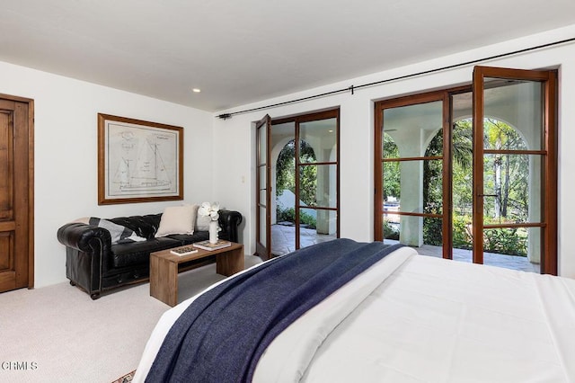 4144 Chevy Chase Dr, La Canada Flintridge, CA 91011 - carpeted bedroom featuring access to outside