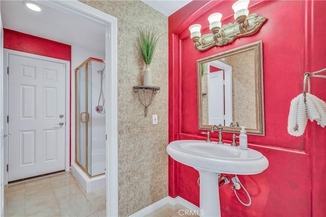 48 Via Porto Grande, Rancho Palos Verdes, CA 90275 - full bathroom with a stall shower and tile patterned flooring