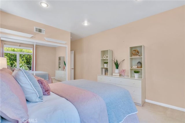 48 Via Porto Grande, Rancho Palos Verdes, CA 90275 - bedroom featuring baseboards, light carpet, and recessed lighting