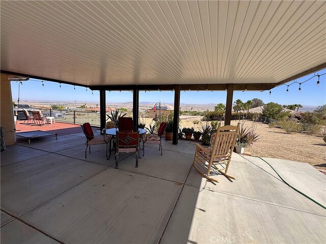 27568 Linda Vista Rd, Barstow, CA 92311 - view of patio featuring outdoor dining area
