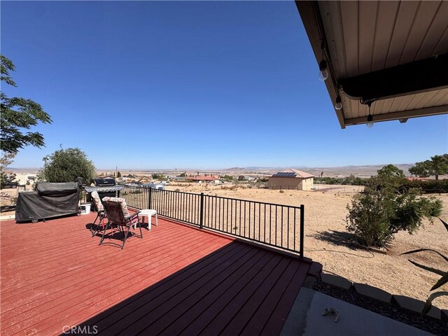 27568 Linda Vista Rd, Barstow, CA 92311 - view of wooden deck