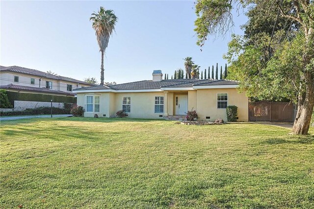 251 W Le Roy Ave, Arcadia, CA 91007 - back of property with stucco siding and a chimney