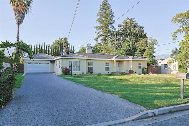 251 W Le Roy Ave, Arcadia, CA 91007 - ranch-style house with stucco siding and a chimney