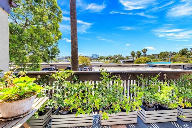 7930 Mission Center Ct Unit F, San Diego, CA 92108 - view of wooden terrace
