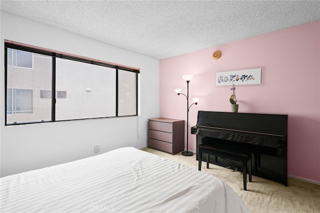 11952 Darlington Ave Unit 6, Los Angeles, CA 90049 - bedroom with light carpet and a textured ceiling