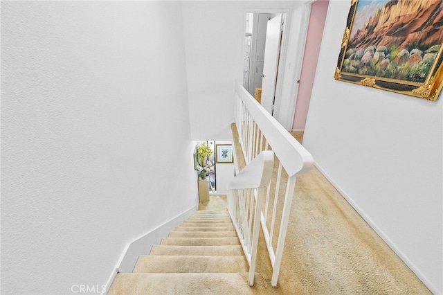 11952 Darlington Ave Unit 6, Los Angeles, CA 90049 - stairs featuring carpet and baseboards