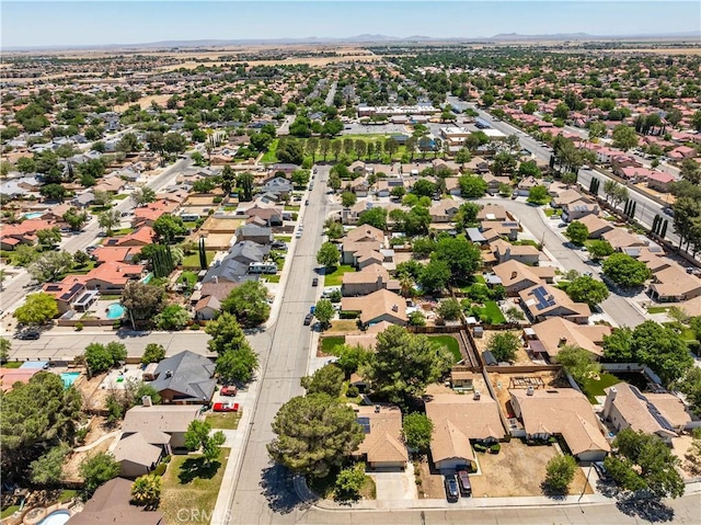 44044 11th St E, Lancaster, CA 93535 - aerial view of residential area with mountains