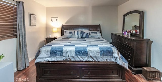 916 E 65th St Unit 3, Inglewood, CA 90302 - bedroom with dark wood-style floors and baseboards