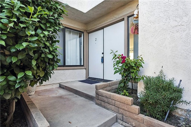 22809 Chardonnay Dr Unit 2, Diamond Bar, CA 91765 - doorway to property featuring stucco siding