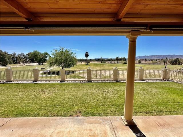 915 Beach Dr, Needles, CA 92363 - view of yard featuring a mountain view