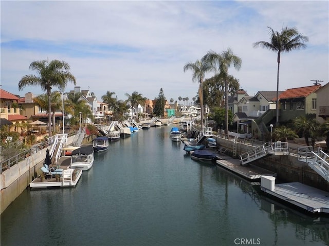 59 Rivo Alto Canal, Long Beach, CA 90803 - dock area with a water view and a residential view