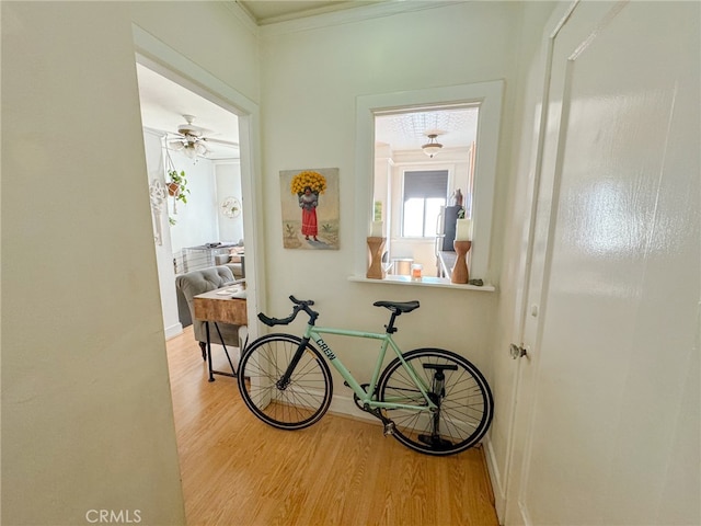 315 W 3rd St Unit 203, Long Beach, CA 90802 - hall with light wood-style floors and baseboards