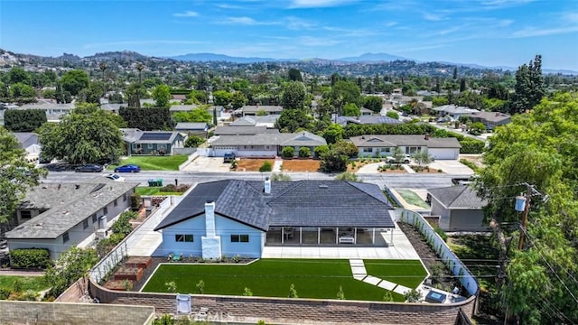 13181 Olympia Way N, Tustin, CA 92705 - aerial view of residential area with a mountainous background