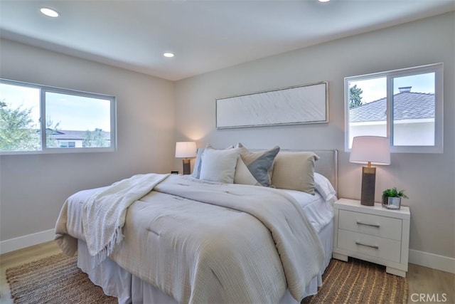 13181 Olympia Way N, Tustin, CA 92705 - bedroom featuring baseboards, recessed lighting, and wood finished floors