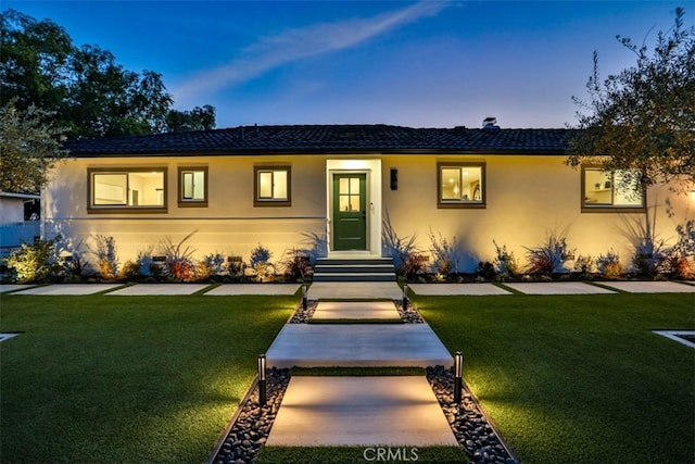 13181 Olympia Way N, Tustin, CA 92705 - single story home featuring stucco siding and a front lawn