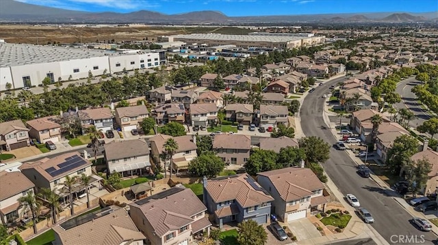 5794 Bay Hill Ln, Fontana, CA 92336 - aerial overview of property's location featuring nearby suburban area