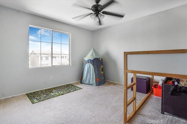5794 Bay Hill Ln, Fontana, CA 92336 - bedroom featuring carpet flooring and ceiling fan