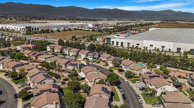 5794 Bay Hill Ln, Fontana, CA 92336 - aerial view of property's location featuring mountains and nearby suburban area