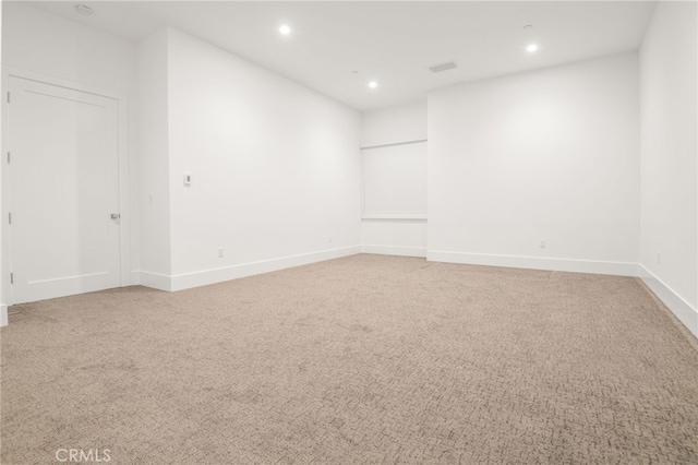 2775 Calbourne Ln, Westlake Village, CA 91361 - unfurnished room with light carpet, recessed lighting, and baseboards