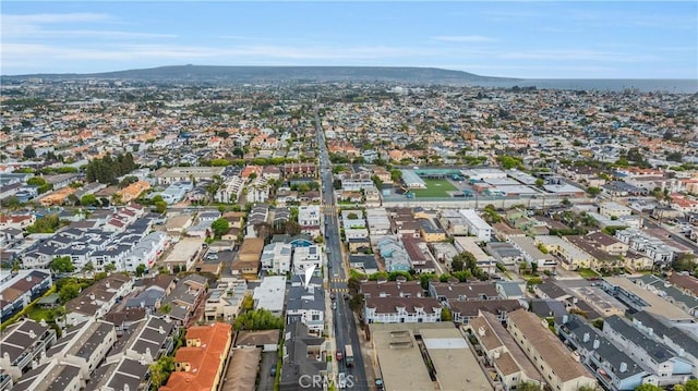 1802 Blossom Ln, Redondo Beach, CA 90278 - aerial view of property and surrounding area with mountains and nearby suburban area