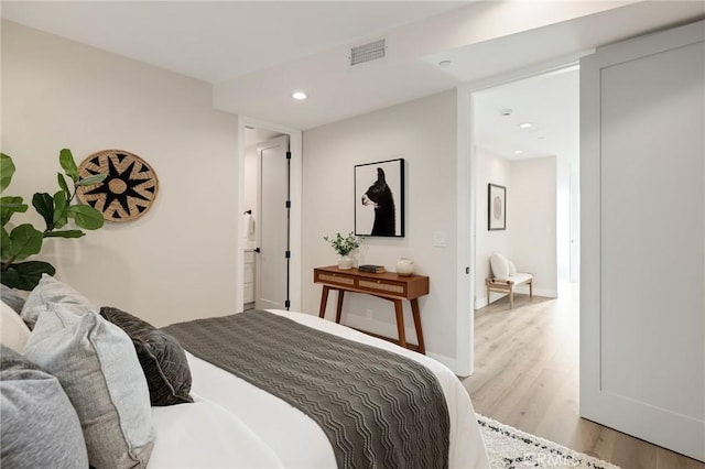 1802 Blossom Ln, Redondo Beach, CA 90278 - bedroom with light wood finished floors and recessed lighting