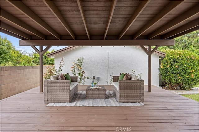 8426 Orange St, Downey, CA 90242 - deck with an outdoor hangout area
