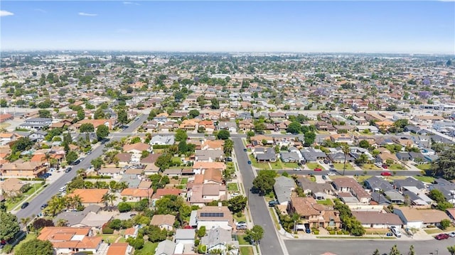 8426 Orange St, Downey, CA 90242 - aerial view of property and surrounding area featuring nearby suburban area
