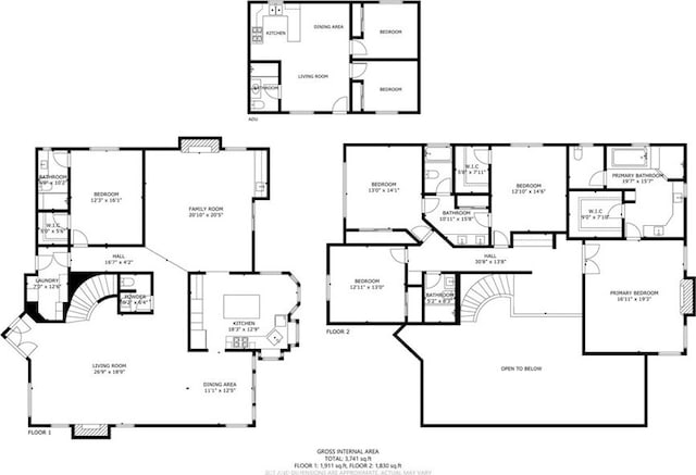 8426 Orange St, Downey, CA 90242 - view of floor plan / room layout