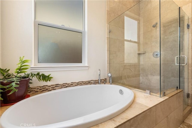 283 Katie Ct, Lakeport, CA 95453 - bathroom with a garden tub and a stall shower