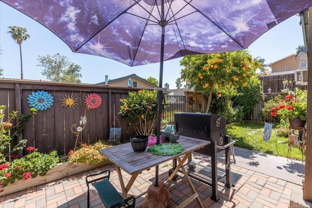 10214 Michala Pl, Santee, CA 92071 - fenced backyard with a patio and outdoor dining area