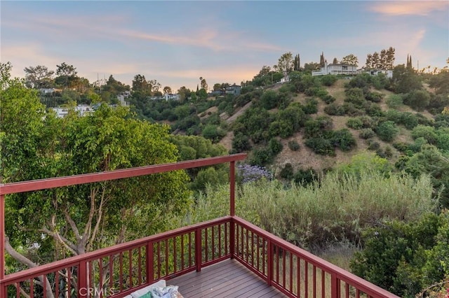 745 Crane Blvd, Los Angeles, CA 90065 - view of wooden deck