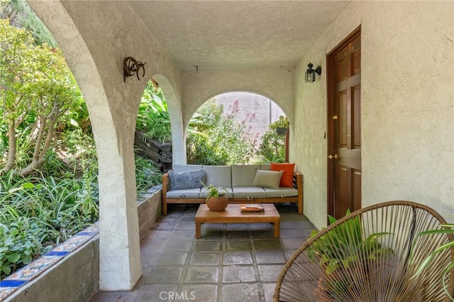 745 Crane Blvd, Los Angeles, CA 90065 - view of patio / terrace featuring an outdoor living space