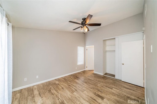 14079 El Camino Pl, Fontana, CA 92337 - unfurnished bedroom featuring wood finished floors, baseboards, and a closet
