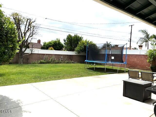 10456 Pomering Rd, Downey, CA 90241 - view of patio / terrace featuring a trampoline