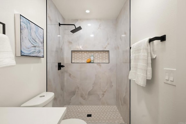 101 Coolwater Dr, San Diego, CA 92114 - bathroom with toilet, a marble finish shower, and vanity