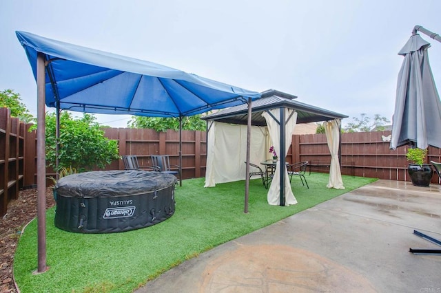 6919 Sandleford Way, San Diego, CA 92139 - view of yard featuring a gazebo and a patio area