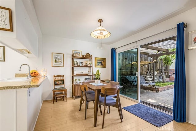 449 Heatherglen Ln, San Dimas, CA 91773 - dining space featuring light wood-type flooring and baseboards