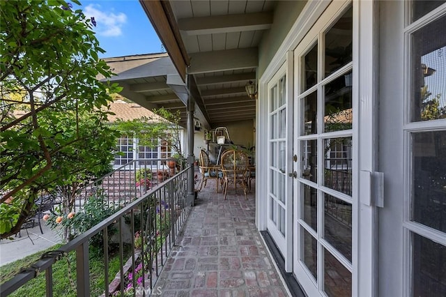 11180 Bertrand Ave, Granada Hills, CA 91344 - balcony with french doors